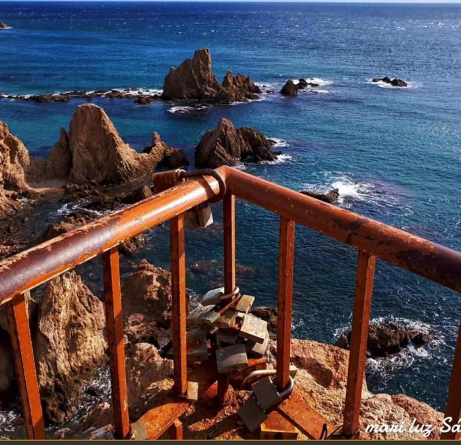 Villa Rocio, 1ª Linea Playa Y Parque Natural - Planta Baja Cabo De Gata エクステリア 写真
